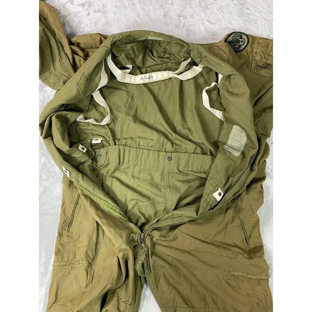 Vintage 80's US Army Combat Coveralls Mens XL Green MIL-C-44077C 3rd A.C.R Patch